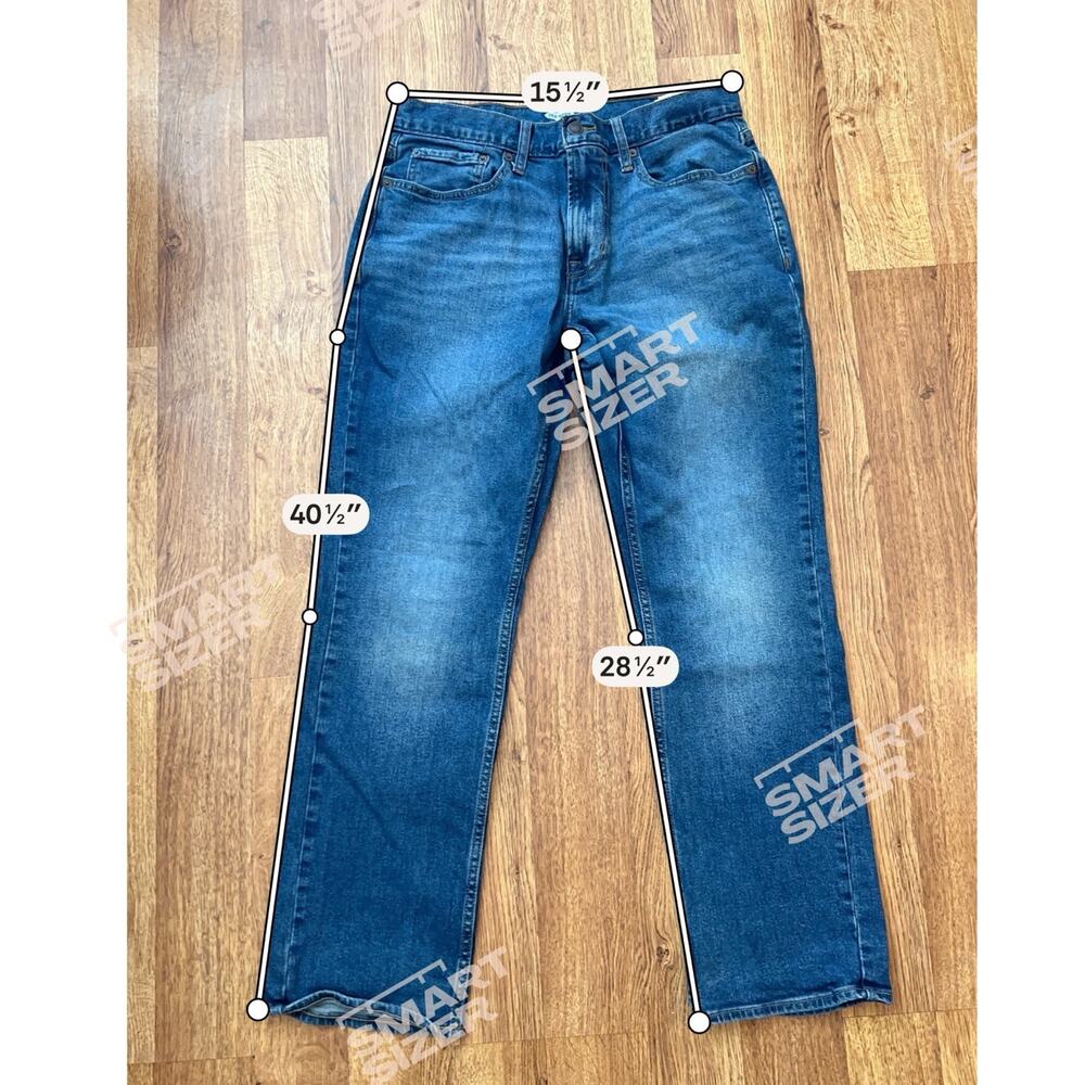 Old Navy Straight Leg Jeans Men’s 32/30 Dark Wash Casual - Picture 6 of 9